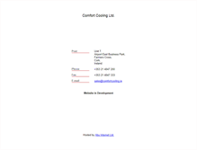 Tablet Screenshot of comfortcooling.ie